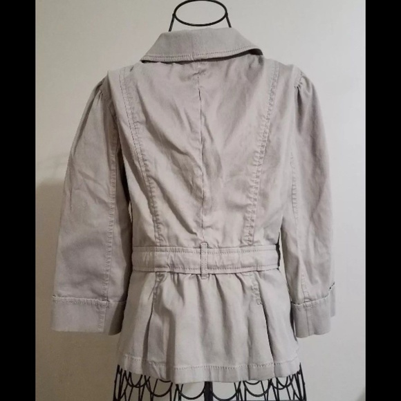 Veste En Tweed Beige Et Blanc Ann Taylor Loft - Taille S, Manches Longues